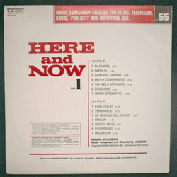 Here And Now Vol. 1 Soundtrack (Lesiman ) - CD Trasero