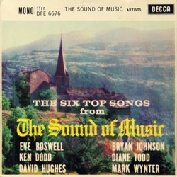 The Six Top Songs From The Sound Of Music Soundtrack (Various Artists) - CD cover