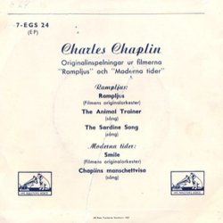 Charles Chaplin Ścieżka dźwiękowa (Various Artists) - Tylna strona okladki plyty CD