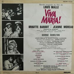 Viva Maria! Soundtrack (Georges Delerue) - CD Back cover