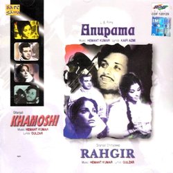 Anupama / Khamoshi / Rahgir Trilha sonora (Gulzar , Various Artists, Kaifi Azmi, Hemant Kumar) - capa de CD