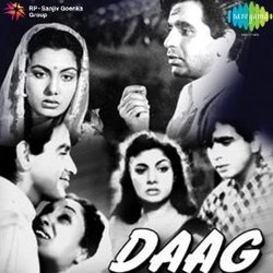 Daag サウンドトラック (Shankar Jaikishan, Hasrat Jaipuri, Talat Mahmood, Lata Mangeshkar, Shailey Shailendra) - CDカバー