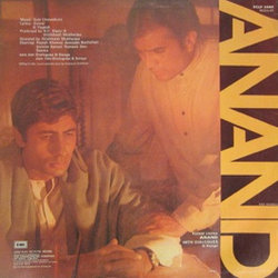 Anand Ścieżka dźwiękowa (Gulzar , Yogesh , Various Artists, Salil Chowdhury) - Tylna strona okladki plyty CD