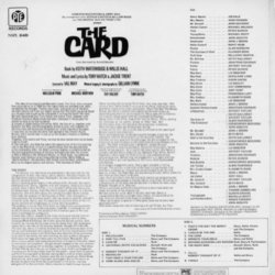 The Card Soundtrack (Various Artists, Tony Hatch, Jackie Trent) - CD Back cover
