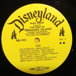 Treasure Island Soundtrack (Dal McKennon, Clifton Parker) - cd-cartula