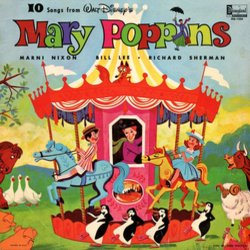 Mary Poppins Soundtrack (Various Artists, Irwin Kostal) - CD cover