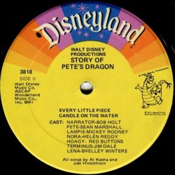 Pete's Dragon Colonna sonora (Joel Hirschhorn, Bob Holt, Al Kasha, Irwin Kostal) - cd-inlay