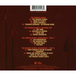 Music From The Hunger Games Saga 声带 (James Newton Howard) - CD后盖
