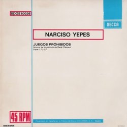 Juegos Prohibidos Trilha sonora (Narciso Yepes) - CD capa traseira
