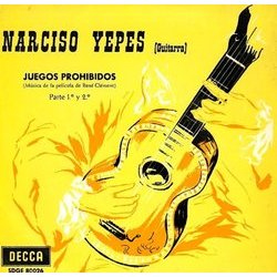 Juegos Prohibidos Soundtrack (Narciso Yepes) - CD cover
