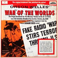 War Of The Worlds 声带 (Bernard Herrmann, Orson Welles) - CD封面