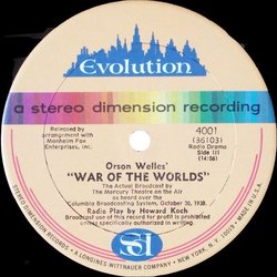 War Of The Worlds Bande Originale (Bernard Herrmann, Orson Welles) - cd-inlay