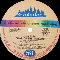 War Of The Worlds 声带 (Bernard Herrmann, Orson Welles) - CD-镶嵌