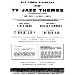 TV Jazz Themes Ścieżka dźwiękowa (Various Artists) - Tylna strona okladki plyty CD