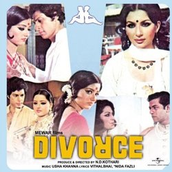 Divorce Soundtrack (Various Artists, Nida Fazli, Usha Khanna, Vitalbhai Patel) - CD cover