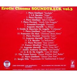 Erotic Cinema Sound track Vol. 3 Soundtrack (Various Artists) - CD Trasero