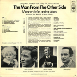 The Man From The Other Side サウンドトラック (Marc Fratkin) - CD裏表紙