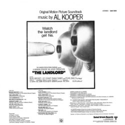 The Landlord Ścieżka dźwiękowa (Various Artists, Al Kooper) - Tylna strona okladki plyty CD