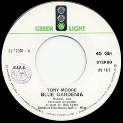 Blue Gardenia Bande Originale (Tony Moore) - cd-inlay