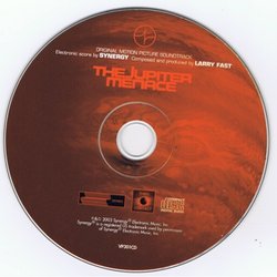 The Jupiter Menace サウンドトラック (Larry Fast) - CDインレイ
