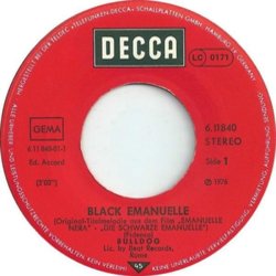 Black Emanuelle サウンドトラック (Nico Fidenco) - CDインレイ