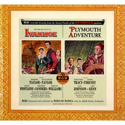 Ivanhoe / Plymouth Adventure Ścieżka dźwiękowa (Miklós Rózsa) - Okładka CD