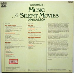 Music For Silent Movies Soundtrack (Dennis Wilson) - CD Back cover