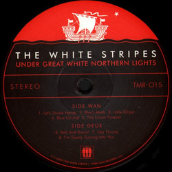Under Great White Northern Lights Ścieżka dźwiękowa (The White Stripes) - Tylna strona okladki plyty CD