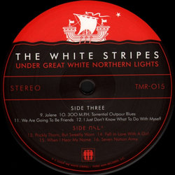 Under Great White Northern Lights Ścieżka dźwiękowa (The White Stripes) - wkład CD