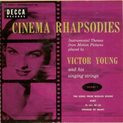 Cinema Rhapsodies Volume 1 声带 (Georges Auric, Bronislau Kaper, Heinz Roemheld, Victor Young) - CD封面