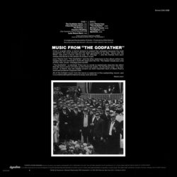 Music From The Godfather Soundtrack (Al Caiola, Nino Rota) - CD-Rückdeckel