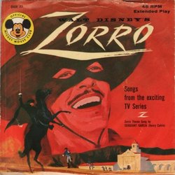 Zorro Trilha sonora (George Bruns) - capa de CD
