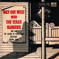Way Out West With The Texas Rangers Soundtrack (Various Artists) - CD cover