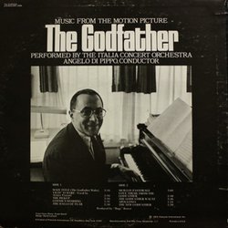 The Godfather Soundtrack (Angelo Di Pippo, Nino Rota) - CD Back cover