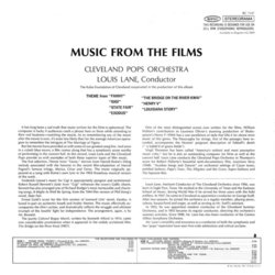 Music From The Films Ścieżka dźwiękowa (Various Artists) - Tylna strona okladki plyty CD