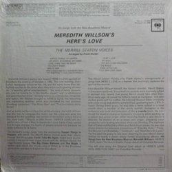 Meredith Willson's Here's Love Soundtrack (Meredith Willson) - CD Trasero