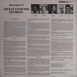 Ben Bagley's George Gershwin Revisited サウンドトラック (George Gershwin) - CD裏表紙