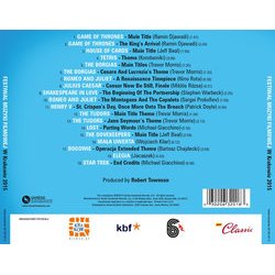 Film Music Festival Krakow 2015 Ścieżka dźwiękowa (Various Artists) - Tylna strona okladki plyty CD