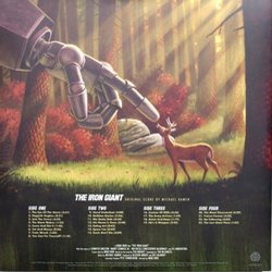 The Iron Giant Trilha sonora (Michael Kamen) - CD capa traseira