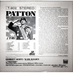 Patton Bande Originale (Jerry Goldsmith) - CD Arrière