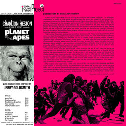 Planet of the Apes Soundtrack (Jerry Goldsmith) - CD Back cover