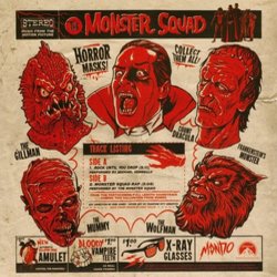 The Monster Squad サウンドトラック (Bruce Broughton, The Monster Squad, Michael Sembello) - CD裏表紙
