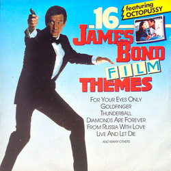 16 James Bond Film Themes Soundtrack (Various Artists) - CD cover