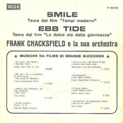 Smile / Ebb Tide Soundtrack (Charlie Chaplin, Robert Maxwell) - CD Back cover