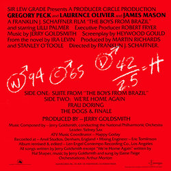 The Boys from Brazil Soundtrack (Jerry Goldsmith) - CD Back cover