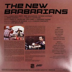 The New Barbarians サウンドトラック (Claudio Simonetti) - CD裏表紙