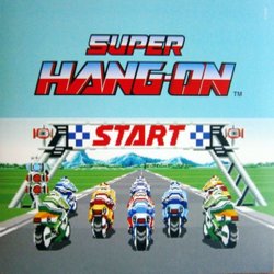 Super Hang-on Soundtrack (Katsuhiro Hayashi, Koichi Namiki, Shigeru Ohwada) - CD-Rckdeckel