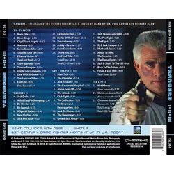 Trancers I-II-III Colonna sonora (Richard Band, Phil Davies, Mark Ryder) - Copertina posteriore CD