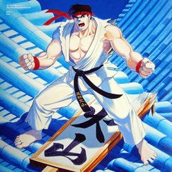 Street Fighter II Ścieżka dźwiękowa (Isao Abe, Syun Nishigaki, Yko Shimomura) - Tylna strona okladki plyty CD