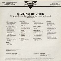 Challenge The World サウンドトラック (D.Way , S.Park ) - CD裏表紙